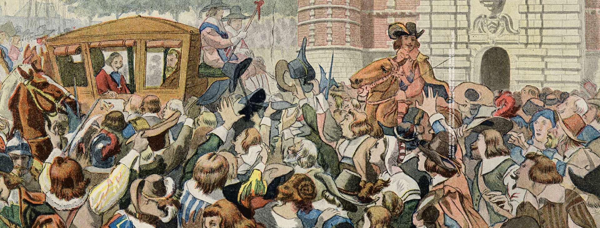 Richelieu devant la porte d'Ingouville