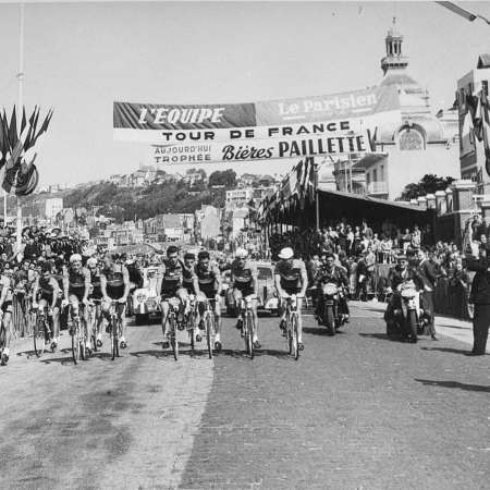 1955 : Le Tour de France cycliste au Havre