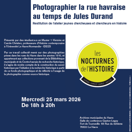 Les nocturnes de l'histoire, mercredi…