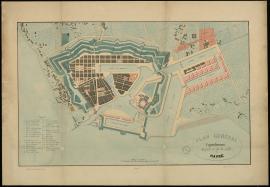 Plan général d'agrandissement du port et de la ville du Havre - Vers 1840.