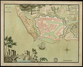 Plan du Havre - Années 1820.
