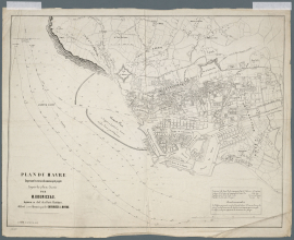 Le Havre. Plan topographique, 1946. Planche n°2, quartier Notre-Dame. (17/08, modifié le 15/10/1946)
