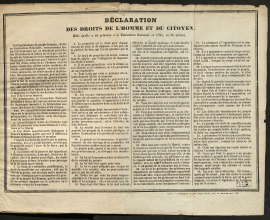 -	Déclaration des droits de l’Homme et du Citoyen de 1793, CH2979 (BMH).