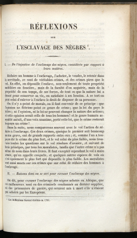 Réflexions sur l’esclavage des nègres, 1781 (Cha26, BMH)