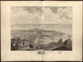 Le Roy sur la hauteur d’Ingouville, d’où sa Majesté observe le beau point de vue de la Ville du Havre de Grace, le 20 septembre 1749.