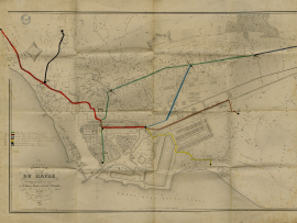 Projet de réseau des omnibus hippomobiles du Havre, septembre 1858 (2Ifm7-5)