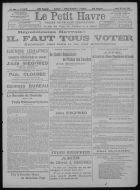 Consulter le journal du samedi 25 avril 1914