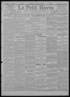 Consulter le journal du mercredi 23 septembre 1914