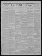 Consulter le journal du lundi 30 août 1915