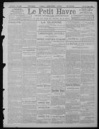 Consulter le journal du jeudi 26 octobre 1916