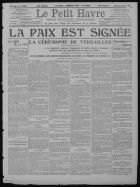 Consulter le journal du dimanche 29 juin 1919