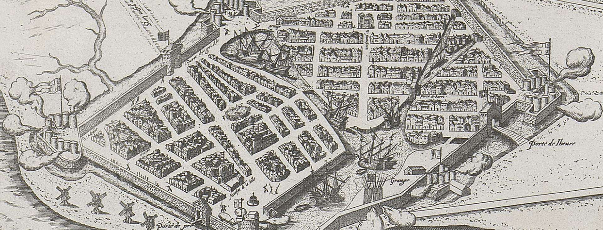 Archives municipales du Havre Plan du Havre de Hieronimus