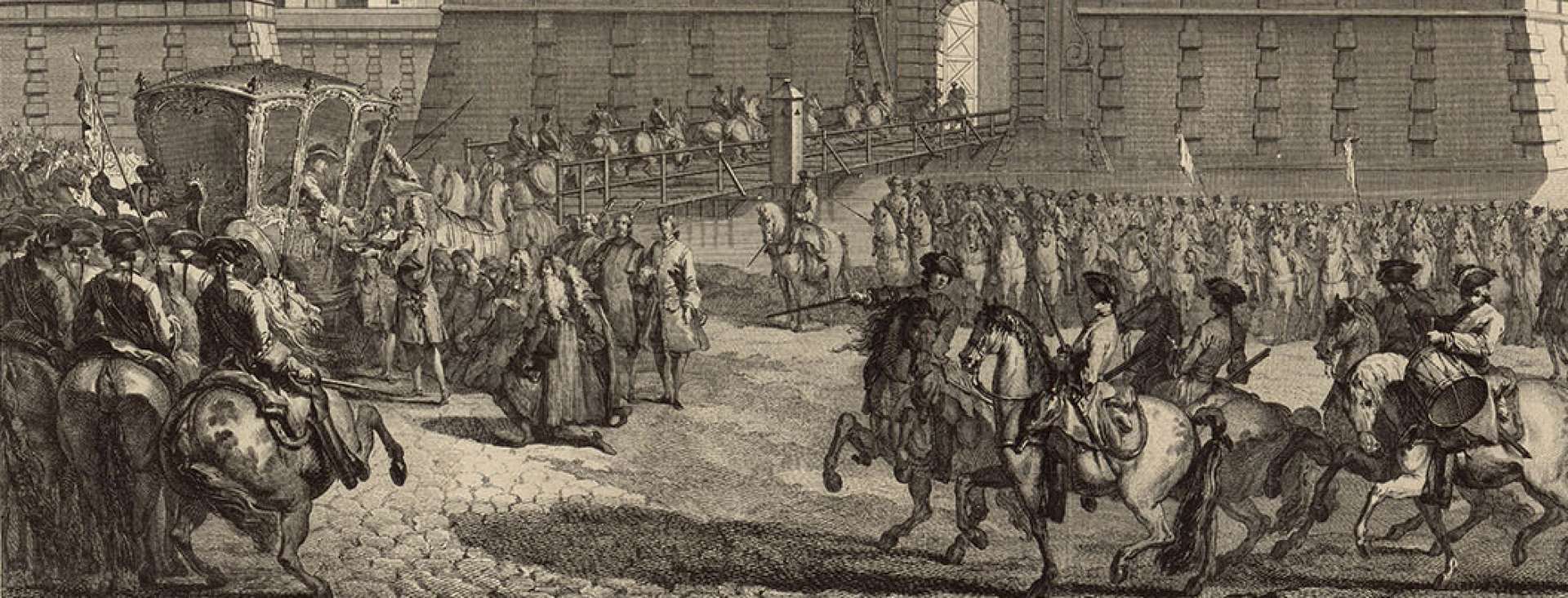 Archives municipales du Havre Arrivée de Louis XV au Havre