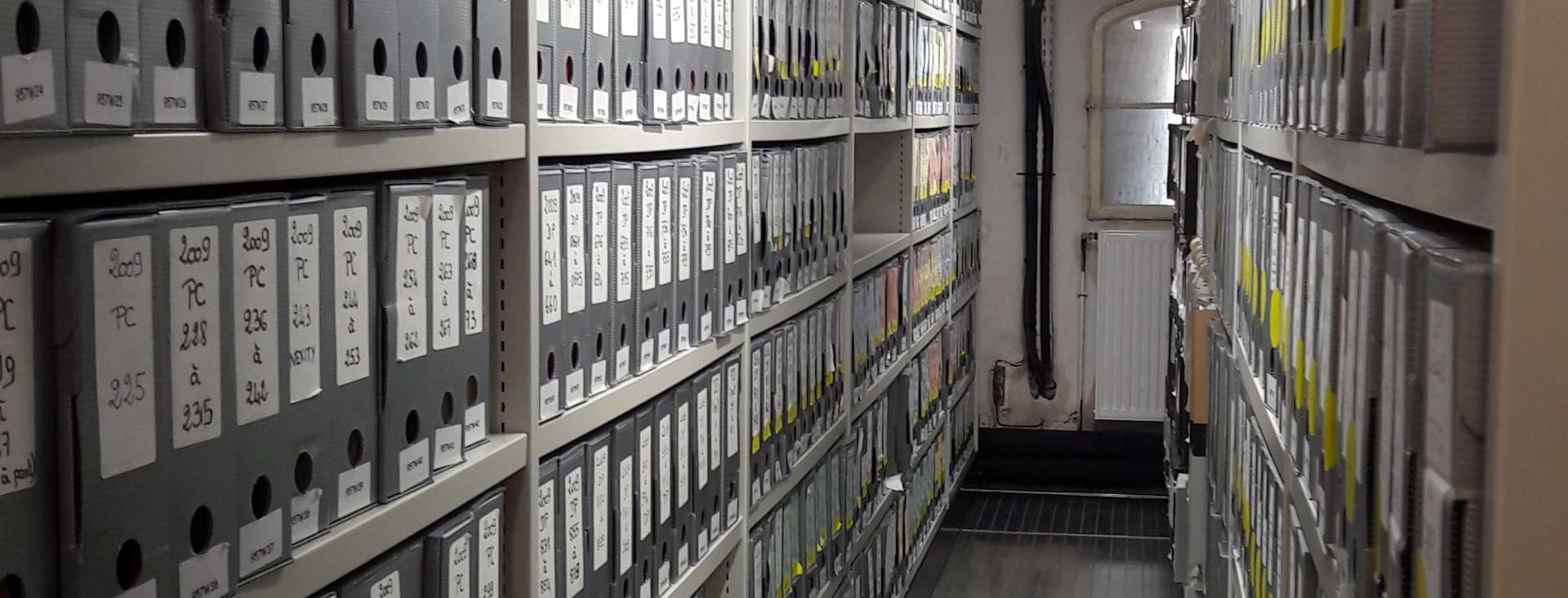 Archives municipales du Havre Les nouveaux rayonnages mobiles