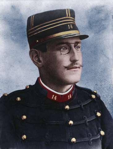 Portrait du capitaine Alfred Dreyfus en 1894
