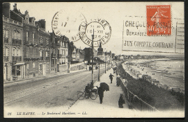 Archives municipales du Havre 4Fi838 - Le Havre. - Le boulevard Maritime