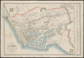 Plan de la ville du Havre comprenant une partie des communes limitrophes - 1872 (1Fi44)