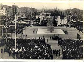 Inauguration du monument aux morts, place Gambetta, 3 août 1924